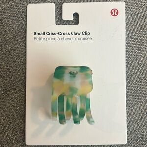 Lululemon small cross-cross Claw clip